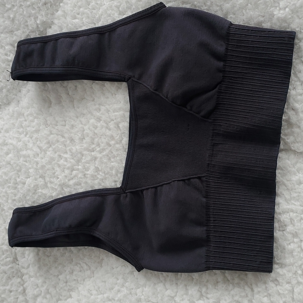 8. Free People Good Karma Bra Washed Black no logo - Picture 3 of 12